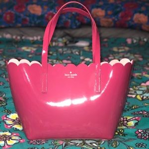 Hot Pink Pleather Kate Spade Tote